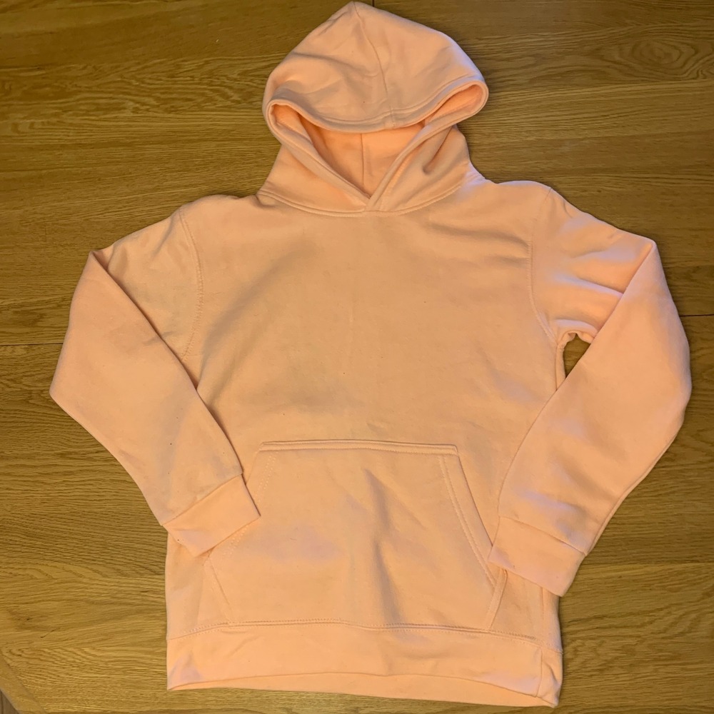 Popular Apparel Pink Hoodie Youth L NWOT